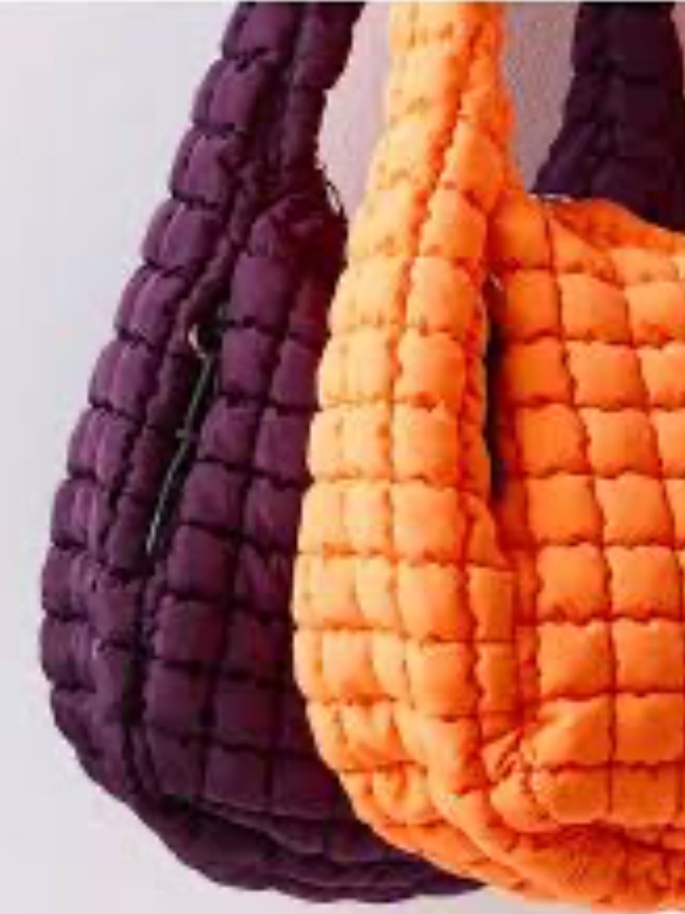 NWT Free People Movement |  Quilted Carryall Bag | Deep Mullberry - Picture 8 of 9